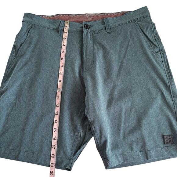 Vintage 1946 Men’s Heather Print Gurkha Flat Front Performance Shorts Size 36 - Picture 3 of 9
